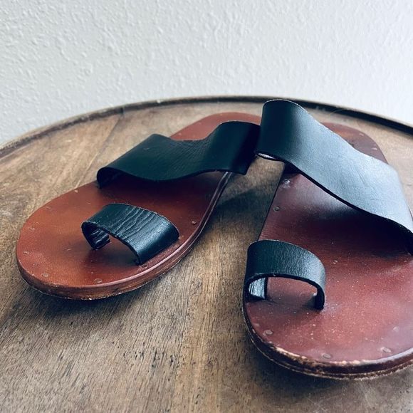 beek Black and Brown Sandals - Picture 3 of 10